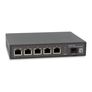 LevelOne PoE+Switch 4x2.5GE PoE/1x2.5GE/+65W unmanag.Plastik