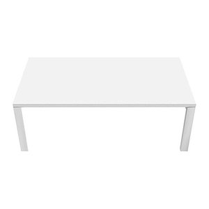 meet powered by PAPERFLOW Beistelltisch rechteckig Spanplatte weiß 114,0 x 60,0 x 40,0 cm, 1 St.