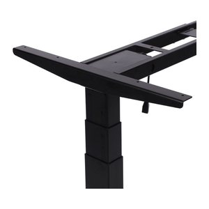 LMG elektrisch höhenverstellbares Schreibtischgestell schwarz ohne Tischplatte, T-Fuß-Gestell schwarz 130,0 - 160,0 x 57,0 cm