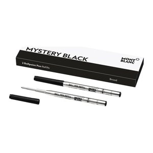 MONTBLANC Mystery Black Kugelschreibermine B schwarz, 2 St.