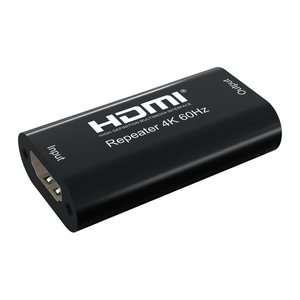 Techly HDMI2.0 Repeater, 4K, Signal Verstärker, 40m