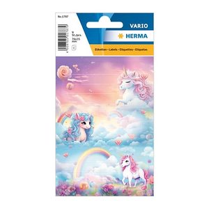 HERMA SCHULETIKETTEN VARIO HAPPY UNICORNS