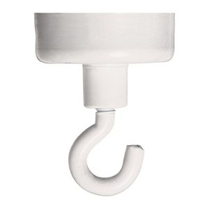 FRANKEN Magnethaken weiß, Metall Ø 25,0 mm, 1 St.