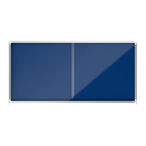 nobo Schaukasten silber 27x DIN A4 200,0 x 6,3 x 97,0 cm, 1 St.