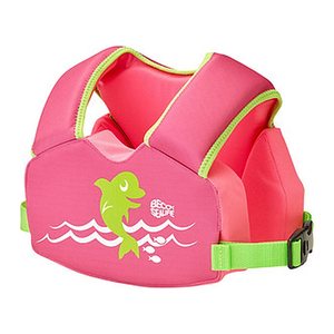 BECO Mädchen Kinder-Schwimmweste Sealife pink Größe individuell einstellbar