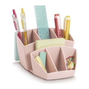 cep Schreibtisch-Organizer Mineral rosa Polystyrol 6 Fächer 14,3 x 15,8 x 9,3 cm