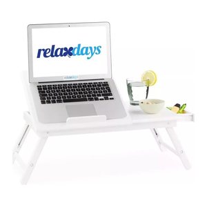relaxdays Laptop-Betttablett weiß