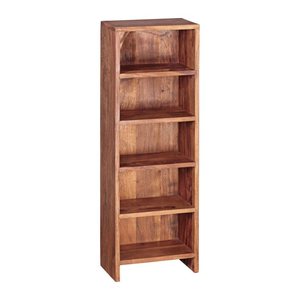 WOHNLING Bücherregal sheesham 30,0 x 17,0 x 90,0 cm, 1 St.