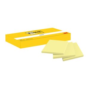 Post-it® Haftnotizen gelb, 3 Blöcke