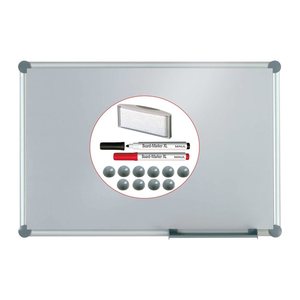 MAUL Whiteboard MAULpro 120,0 x 90,0 cm silber kunststoffbeschichteter Stahl