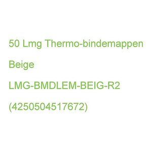 LMG Thermo-Bindemappen beige Leinenkarton für 15 - 20 Blatt, 50 St.