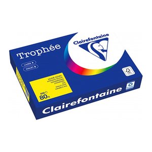 Clairefontaine Kopierpapier Trophée canariengelb DIN A4 80 g/qm 500 Blatt