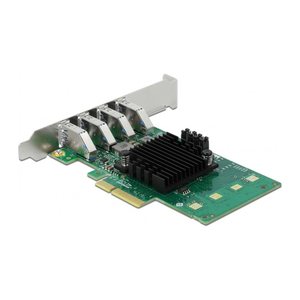 DELOCK PCI Express x4 Karte 4xextern USB 3.0 Quad Channel