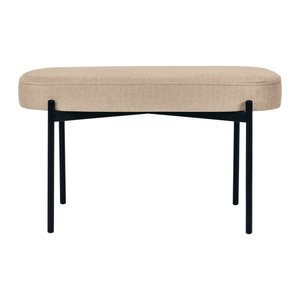 meet powered by PAPERFLOW Sitzbank GAIA M GBOMT.01.12 elfenbein Stoff 79,0 cm