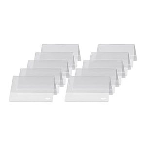 SIGEL Tischaufsteller 10,0 x 6,0 cm beidseitig, 10 St.