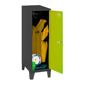 Simonrack Spind SIMONLOCKER DISM SINGLE anthrazit, grün 8425437120367, 1 Schließfach 30,0 x 50,0 x 101,5 cm