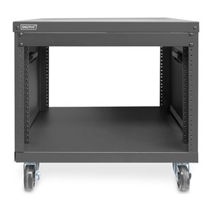 DIGITUS Universal 19-Zoll Equipment Rack mit Rollen, 8HE