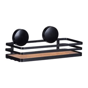 WENKO Static-Loc® Alba Duschkorb Stahl, Bambus