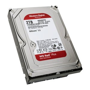 WD Red Plus 8.9cm (3.5") 2TB SATA3 5400 64MB WD20EFPX intern