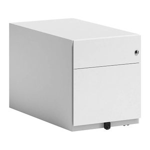 BISLEY Note Rollcontainer verkehrsweiß 2 Auszüge 42,0 x 77,5 x 49,5 cm