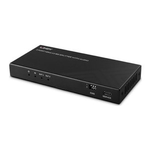 LINDY 2 Port HDMI 8K60 Splitter mit Audio