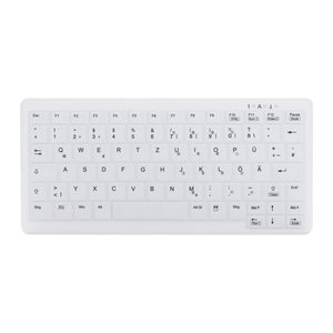 ACTIVE KEY AK-C4110 vollversiegelt Hygiene-Tastatur kabellos weiß