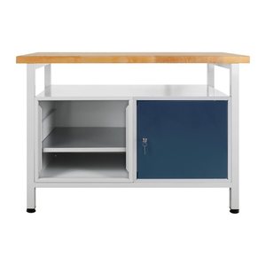ADB Werkbank lichtgrau, anthrazitgrau 120,0 x 60,0 x 84,0 cm
