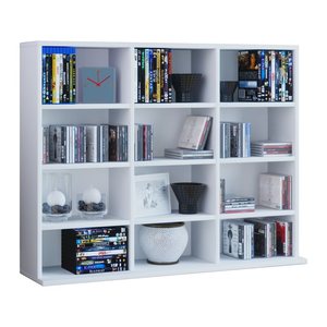VCM my home Bücherregal Megosa Mini weiß 102,0 x 23,0 x 83,0 cm, 1 St.