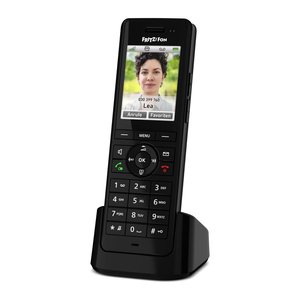 FRITZ! FRITZ!Fon X6 Schnurloses Telefon mit Anrufbeantworter schwarz
