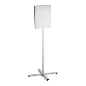DURABLE Infoständer INFO STAND OUTDOOR silber DIN A3 63,8 x 63,8 x 142,0 cm, 1 St.