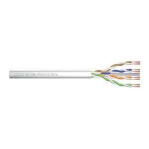 DIGITUS CAT 6A U/UTP Twisted Pair Roh-Patchkabel,305m,grau