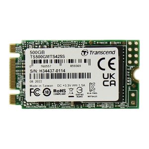 SSD 500GB Transcend M.2 MTS425S (M.2 2242) 3D NAND, SATA3