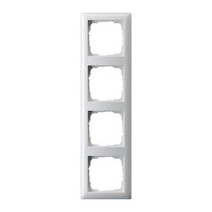 GIRA  4-fach Steckdosenrahmen Standard 55 weiß 29,5 x 8,1 cm, 1 St.