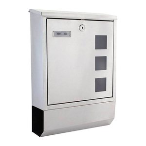 ROTTNER Briefkasten Corto Inox T06194 silber