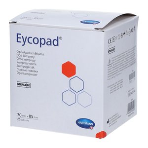 HARTMANN Augenkompressen Eycopad® einzeln verpackt 4175404 weiß 7,0 x 8,5 cm, 25 St.