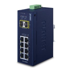 PLANET Industrial 8-Port 10/100/1000T + 2 1000X SFP