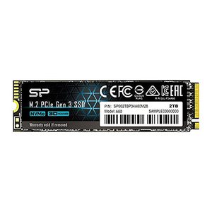 Silicon Power SSD 2TB M.2 PCIe Gen 3x4 NVMe Ace-A60