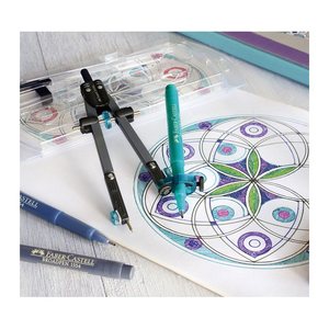 FABER-CASTELL Zirkel silber, 1 St.