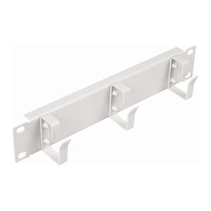 Equip 10" Kabelmanagement 3xMetallringe 1U RAL7035