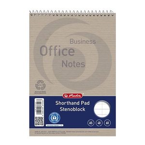 herlitz Stenoblock Recycling  DIN A5 liniert, 1 St.