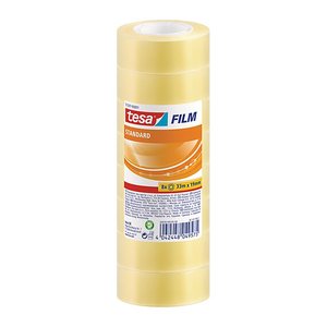 tesa STANDARD Klebefilm transparent 19,0 mm x 33,0 m 8 Rollen