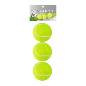 Idena Tennisbälle gelb/grün, Ø 6,5 cm, 3 St.