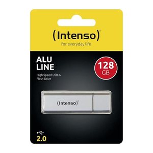 Intenso USB-Stick Alu Line silber 128 GB, 1 St.