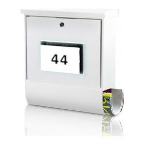 BURG WÄCHTER Briefkasten Malaga 75320 weiß