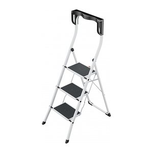 Hailo Klapptritt StandardLine K75 weiß 3 Stufen, H: 140,0 cm