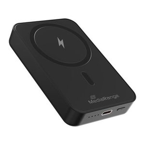 MediaRange Powerbank 10000mAh MagSafe USB-C PD schwarz