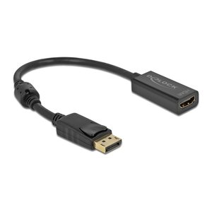 DELOCK Displayport Adapter DP -> HDMI Buchse 4K Passiv schwa