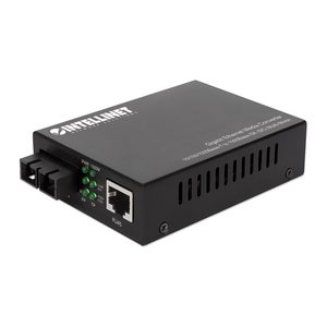 INTELLINET Gigabit Medienkonverter SC Multimode 550m Auto