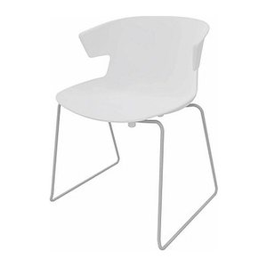 Quadrifoglio Besucherstuhl COVE OCOVEV02/16IO weiß Kunststoff, 1 St.