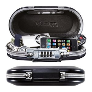 Master Lock® Tragbarer Tresor 5900EURDWHT weiß 24,0 x 12,9 x 6,0 cm